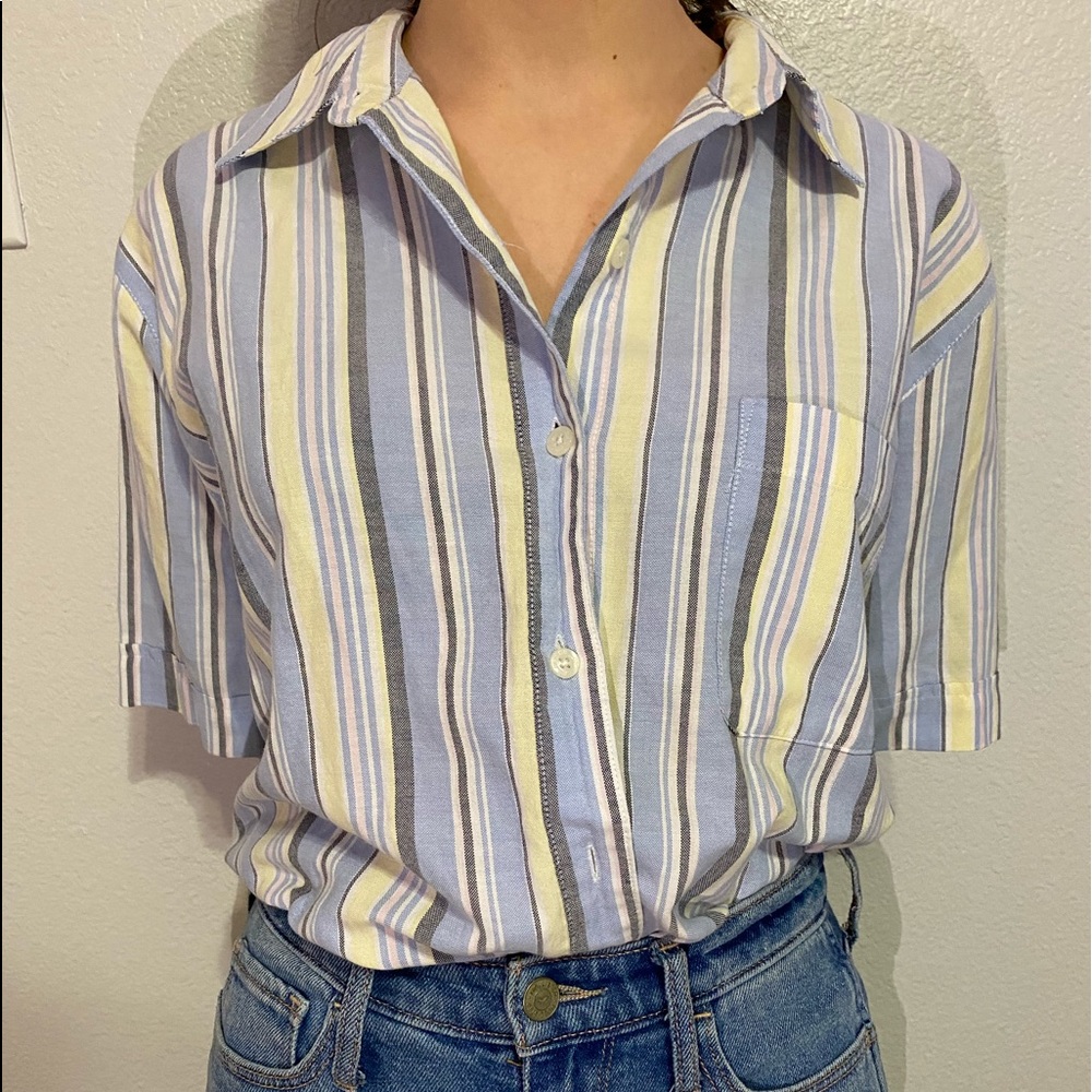 vintage striped polo shirt